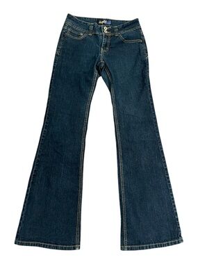 Y2K Angels Dark Blue Flared Jeans size 9